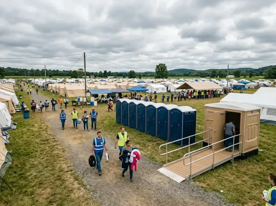disaster-relief-camp-restrooms-010 — frequently asked questions, Dumpster & Portable Bathrooms Rental in Coopertown, TN